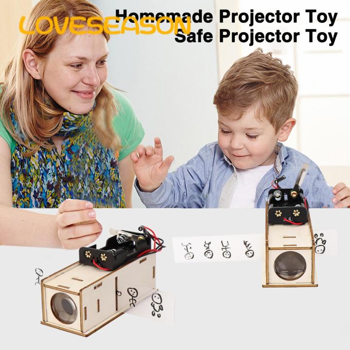 Fine Craftsmanship Projector Toy Diy Slide Projector for Kids Fun Educational Science Experiment Equipment for Elementary School Students less Than Homemade Projector Toy