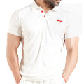 OMRAG - CRICKET HALF SLEEVE SHIRT - Red Lining. 