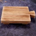 Rectangle Wood Pedestal with Handle, for Bathroom Wooden Tray Base. 