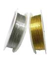 Gold And Silver Gear Wire For Jewelry Making 0.3mm. 