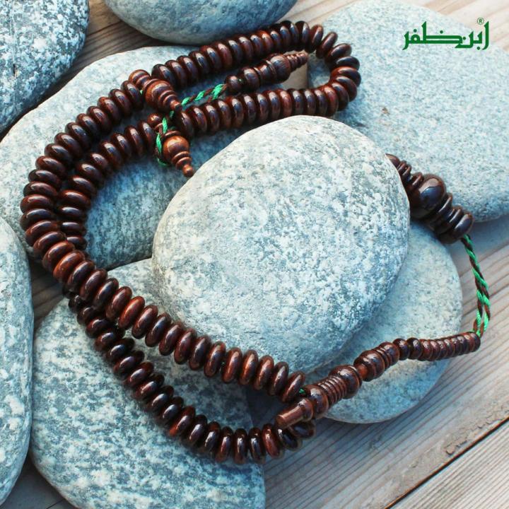 100 Wooden Beads Dark Brown Rose Wood 8mm Tasbeeh