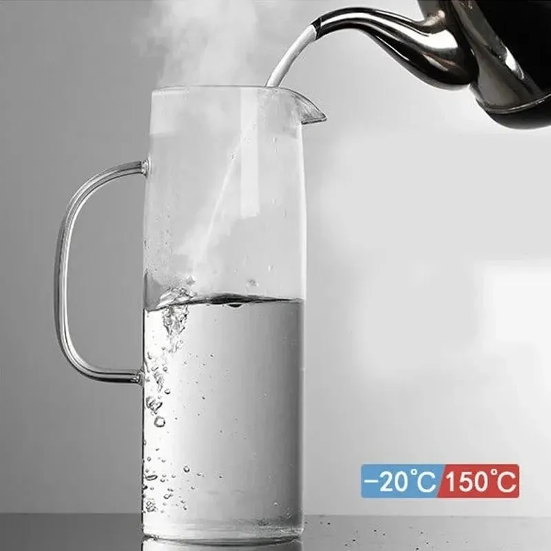 Borosilicate Steel-Lid Juice Jug