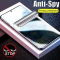 20 Ultra Hidden S20 FE Plus S9 S1023 S21 Anti-Spy Hydrogel Film for Samsung S4 Pack S22 S24 Ultra S8 Galaxy Note Private Screen Protector. 