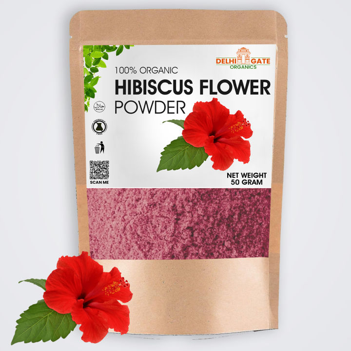 Hibiscus Powder  | Organic Hibiscus Flower Powder 50 Grams