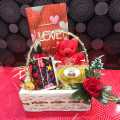 love basket gift for lovers  , gift for love , gift for husband , gift for wife , girlfriend , boyfriend gift for boys , gift for girls , chocolate basket for gift valentine day gift basket. 