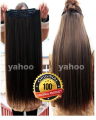 Dark Brown Wig Extension Hair Styling Very Long Hair Extension for Women With 5 Clips Strongly Attached No Hair Fall Washable Reuseable - Brown Makes hair look gorgeous Easy to use Makes hair look trendy. 