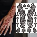 Beautiful Mehndi Stickers, Henna Design Stickers, Henna Stencils, Mehndi Stencils. 