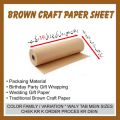 packing material 39 inches (3.25 feet ) brown paper roll  / brown paper sheets / craft paper roll / Packing Material Brown / Wrapping Paper Sheet / Brown Kraft Wrapping Paper Roll / Wedding gift paper / Birthday Party Gift Wrapping / Parcel Packing. 