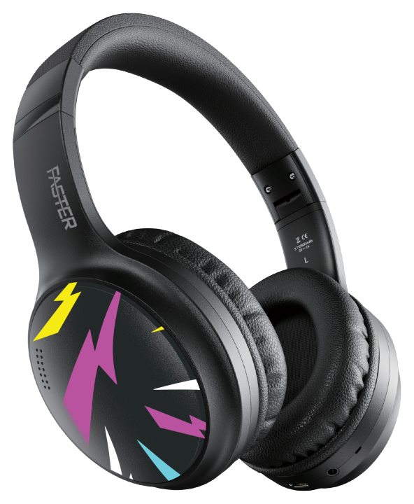 FASTER S5 ANC Special Edition Over-Ear Wireless Headphones with  Active Noise Canceling Feature Plus Hi-Res Audio Stereo and Deep Bass Sound