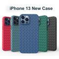 iPhone 13 12 Pro XS Max XR X Case Breathable Mesh BV Grid Weaving Soft TPU Case. 