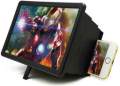 Universal Screen Amplifier F2 Professional Mobile Phone Screen Magnifier Portable Size 3D Movie Video Enlarge Stand Holder. 
