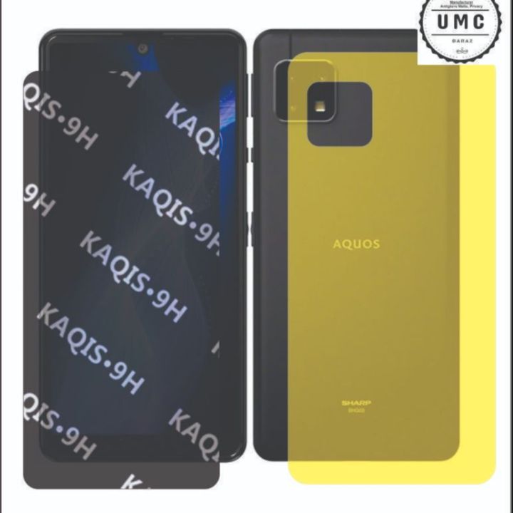 Sharp%20Aquos%20Sense%205g%20Screen%20Protector%209h%20&%20Back%20Jelly%20Clear%20-%20Image%202