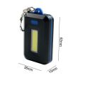 Mini Cob LED Keychain Flashlight Key Chain Portable Key Ring Light Mini COB LED Keychain Flashlight Key Chain Pocket Lantern Torch Light. 