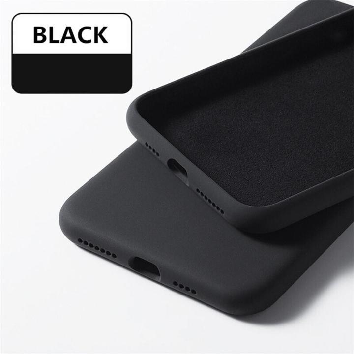 Oneplus 10T Soft Liquid Silicone Case For One Plus 10T Slim Soft Back Cover Black