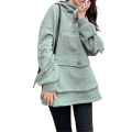 OIMG Women Novelty Frog Hoodie Cute Animal Style Long Sleeve Hooded Sweatshirt With Front Pocket. 