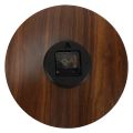 12 Inch Night Light Function Wooden Wall Clock Vintage Rustic Country Tuscan Style For Kitchen Office Home Silent & Non-Ticking Large Number Operated Indoor Clocks. 