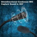 Smalody USB Microphone PC Computer Floor standing Microphone, Plug and Play, Gaming Microphone with RGB Lighting, High Definition Audio for Skype, Games, YouTube, Voice Recordings, Compatible with Any Computer Laptop Desktop Mac PS4, Play & Plug black. 