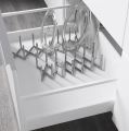 IKEA VARIERA Pot Lid Organiser, Stainless Steel. 