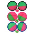 Throw Catch Bat Ball Game Sticky Racket Self-Stick Mitts+Elastic Ball. 