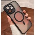 For Tecno Spark 20 KJ5 / Spark 20 Pro 20Pro Shockproof Matte Case Support Magnetic Wireless Charger with Holder. 