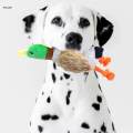 Dog Squeaky Toys Duck Plush Toy Cat Dog Chew Toy Fun Interactive Squeaker. 