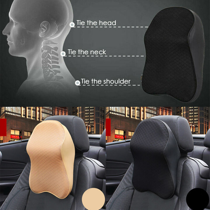 Leather%20Car%20Neck%20Pillow%203D%20Memory%20Foam%20Back%20Rest%20Lumbar%20Cushion%20-%20Easy%20to%20install,%20adjustable%20strap%20fits%20all%20car%20seats%20-%20Image%206