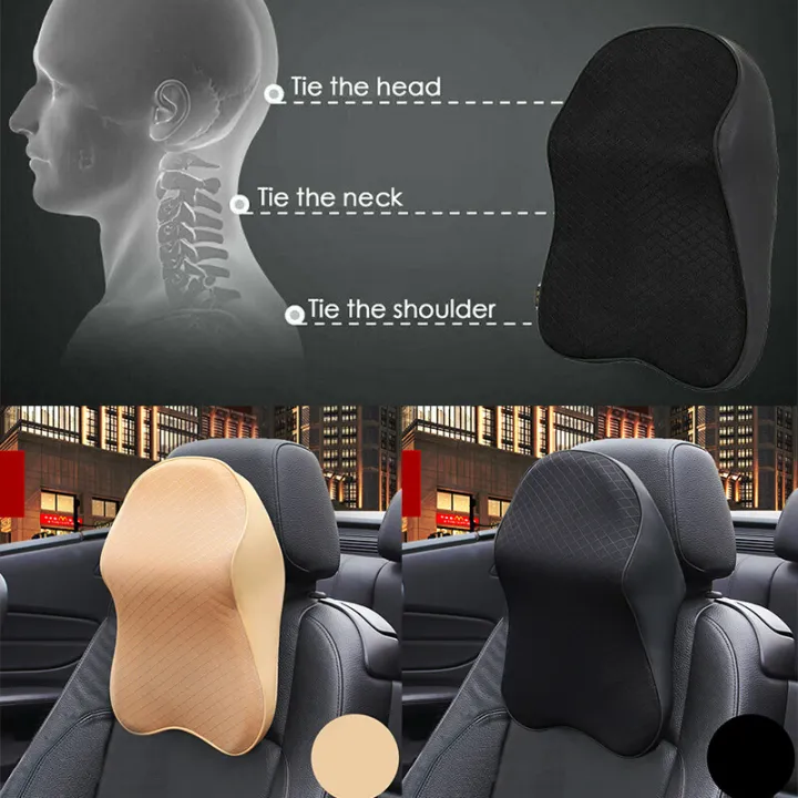 Leather%20Car%20Neck%20Pillow%203D%20Memory%20Foam%20Back%20Rest%20Lumbar%20Cushion%20-%20Easy%20to%20install,%20adjustable%20strap%20fits%20all%20car%20seats%20-%20Image%206