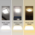 Surface Mounted LED Ceiling Lights Square 220V Ultra Thin Ceiling Lamp 20W 30W 40W 50W 220V Warm White Cold White Nature White Panel Light For Kitchen Home Room Indoor Light. 