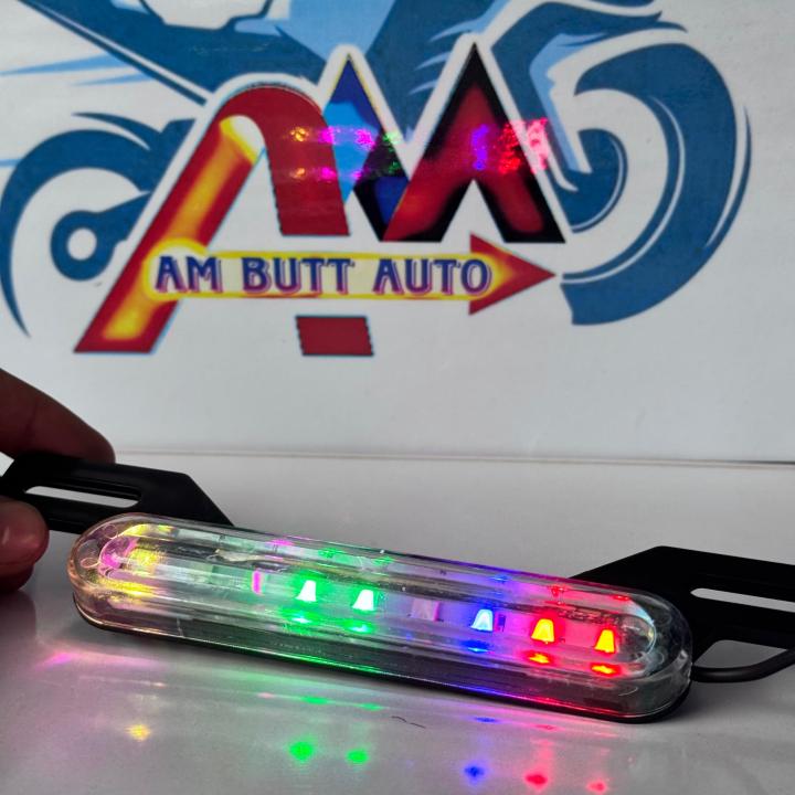 RGB%20Motorcycle%20License%20Plate%20Light%20Bar%20%E2%80%93%20Chasing%20LED%2012V/Slim%20RGB%20LED%20Plate%20Bar%20-%20Image%204