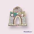 Hand Made Glass Work Quaid E Azam Mazar  Key Holder The antique Decoration Item. 