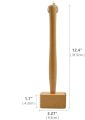 Double Sided Meat Hammer for Meat - Wooden Mallet Meat Tenderizer kitchen Hammer Mallet Meat Steak Hammers Chicken Mutton Beef. 