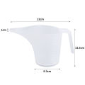 1000Ml Plastic Funnel Pitcher Long Spout Measuring Cup Large Capacity Measuring Jug Funnel Kitchen Supples 1Pcs. 