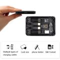4 in 1  C To Usb C Cable Fast Charging Cable For IPhone 15 Pro Max Xiaomi Type C Cable Micro Usb Bracket Storage Box. 