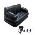 5 in 1 Air Sofa Bed with Pump Lounge Couch Mattress Inflatable (3 Seater). 