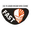 cd 70 joker sticker  with cover pvc Sticker For Bikes,Cars,Laptop 00102. 