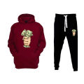 Dollar Printed Tracksuit For Men & Boys - Soft & Comfortable Fleece Fabric Hoodies For Boys Kangaroo Hooded Sweatshirt & Trouser For Men Printed Winter Tracksuit. 