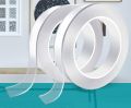 Openness - Nano Double Sided Silicon Transparant Tape 25MM(Width), 0.8MM(Thickness), 3M & 5M(Length) Multipurpose Removable, Mounting, Adhesive, Grip, Washable, Reusable, Traceless, Clear And Sticky Tape. 