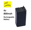 4v 800mah Lead Acid Rechargeable Battery for emergency Light, toys and DIYs. 