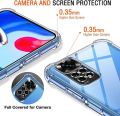 Xiaomi Redmi Note 11 Note 11S 4G ShockProof Airbag Anti-Burst Scratch Proof Transparent TPU Mobile Back Case , Xiaomi Redmi Note 11 4G / Xiaomi Redmi Note 11S 4G Soft Silicone TPU Transparent Back Cover With Camera Protection. 