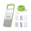 5 in 1 Multifunctional Stainless Steel Vegetable Cutter & Mandoline Slicer, Grater, Interchangeable Blades & Hand Protectors for Quick & Easy Kitchen Prep, Perfect for Onion, Potato, Salad & More – Compact & Efficient Gadget Ramzan Special - Malahim Store. 