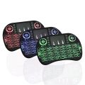 3 Colors Backlit Mini Wireless Keyboard 2.4ghz With Touchpad Remote Control. 