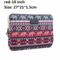 【happy one】Small Elephant Plaid Laptop bag For Apple ipad 10 11.6 14 15.6 inch Tablet bag Case. 