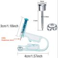 2 Pcs Ear Piercing stud kit  Safe Disposable No Pain Sterile Ear Nose Tool Kit Machine For Girls, Women and Men. 