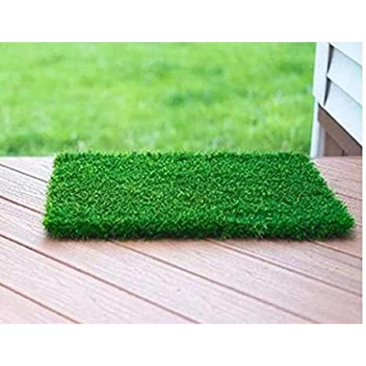 Artificial Grass Door Mat ( 18 x 24 inches ) For Room Door - Main Door Home Mat Artificial Grass Made Foot Mat