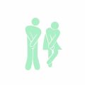 Funny Cartoon Luminous Bathroom Toilet Stickers DIY Home Decor Wall Decoration. 