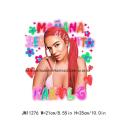 Fashion Girls Iron On Patches For Clothes T-Shirt Bonito Flower Decals Thermal Stickers Ready To Press for Parches Ropa. 