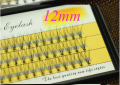 60pcs Eyelashes 12mm Grafting Nesura Eyelash Extension for Professional Make up Saloon supplies. 