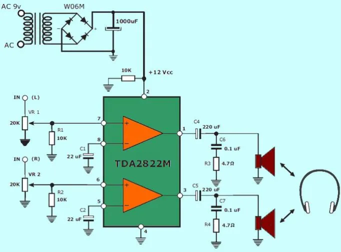 TDA2822M%20HYC%203813G%20DIP-8%20Dual%20Power%20Amplifier%20IC%20Pack%20of%205%20-%20Image%203