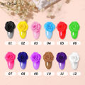 Myyeah 12 Colors Sculpture Nail Art Painting Gel Flower Bowknot DIY Design 3D Embossment Drawing Plasticine UV Gel Manicure Tool. 