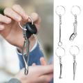 Mouth Mirror Tooth Key Holder Dental Hygienist Keychains Decorative Backpack Pendant Keyring. 